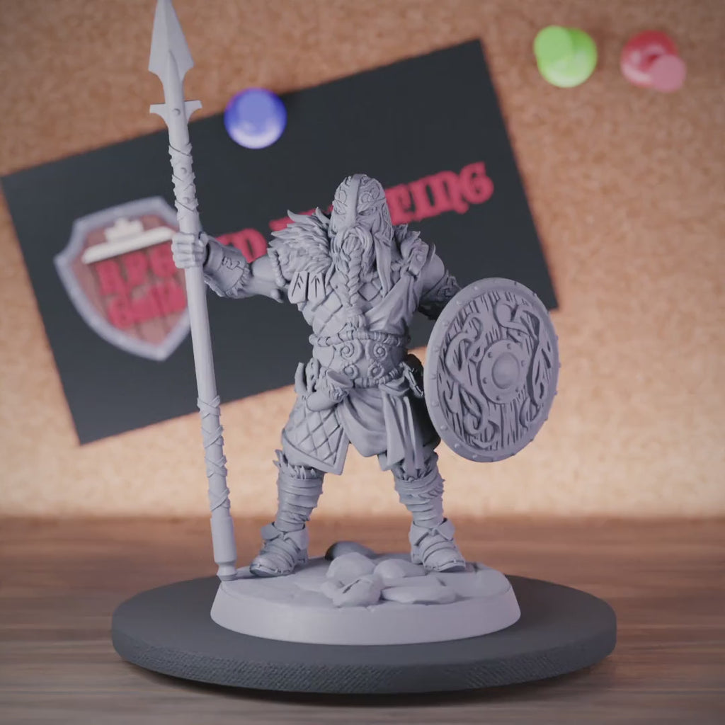 Fighter 5e | DnD Viking Fighter Guard Miniature
