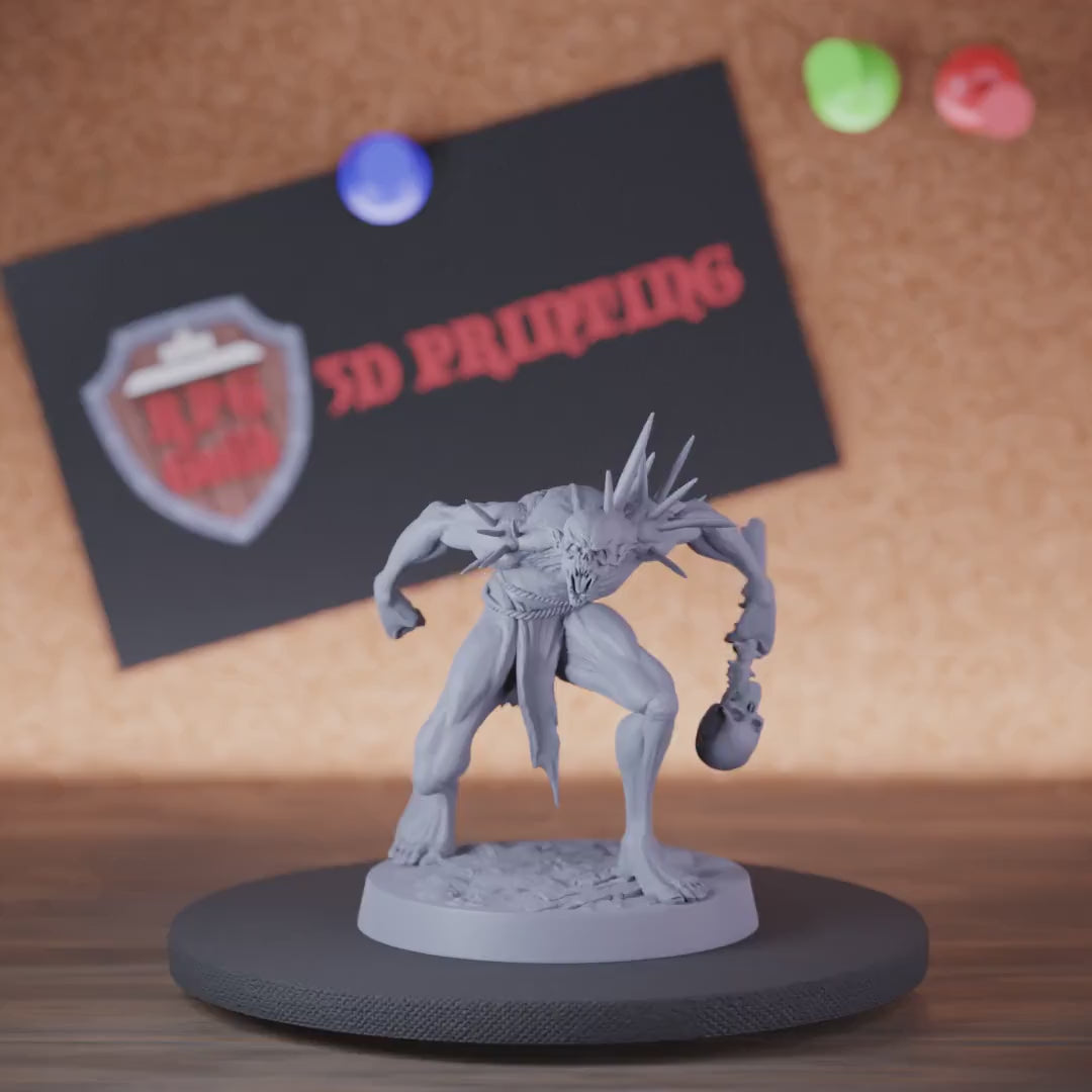 Ghoul 5e | DnD Savage Ghoul Angry Bone Club Miniature