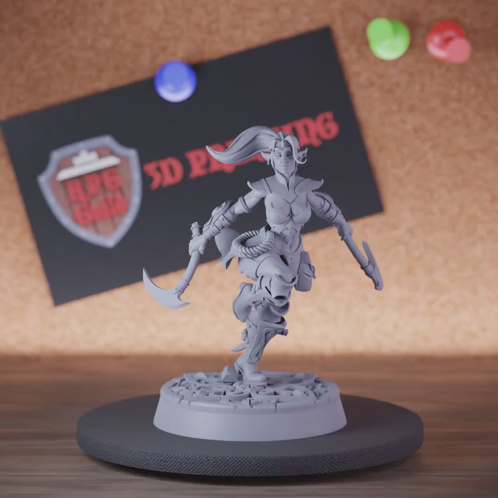 Elf 5e | DnD Female Elf Pirate Miniature
