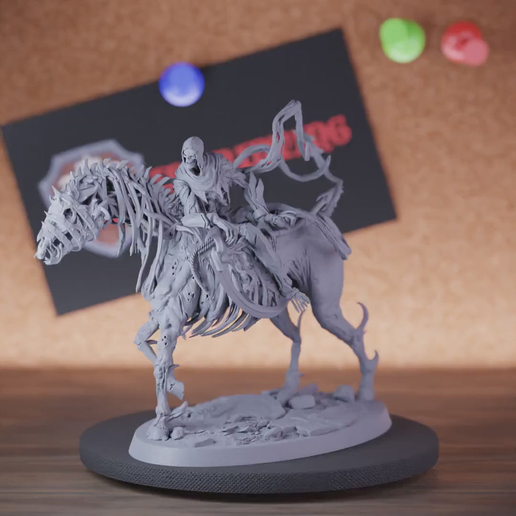 Wraith 5e | DnD Wraith Skeleton Rider Miniature