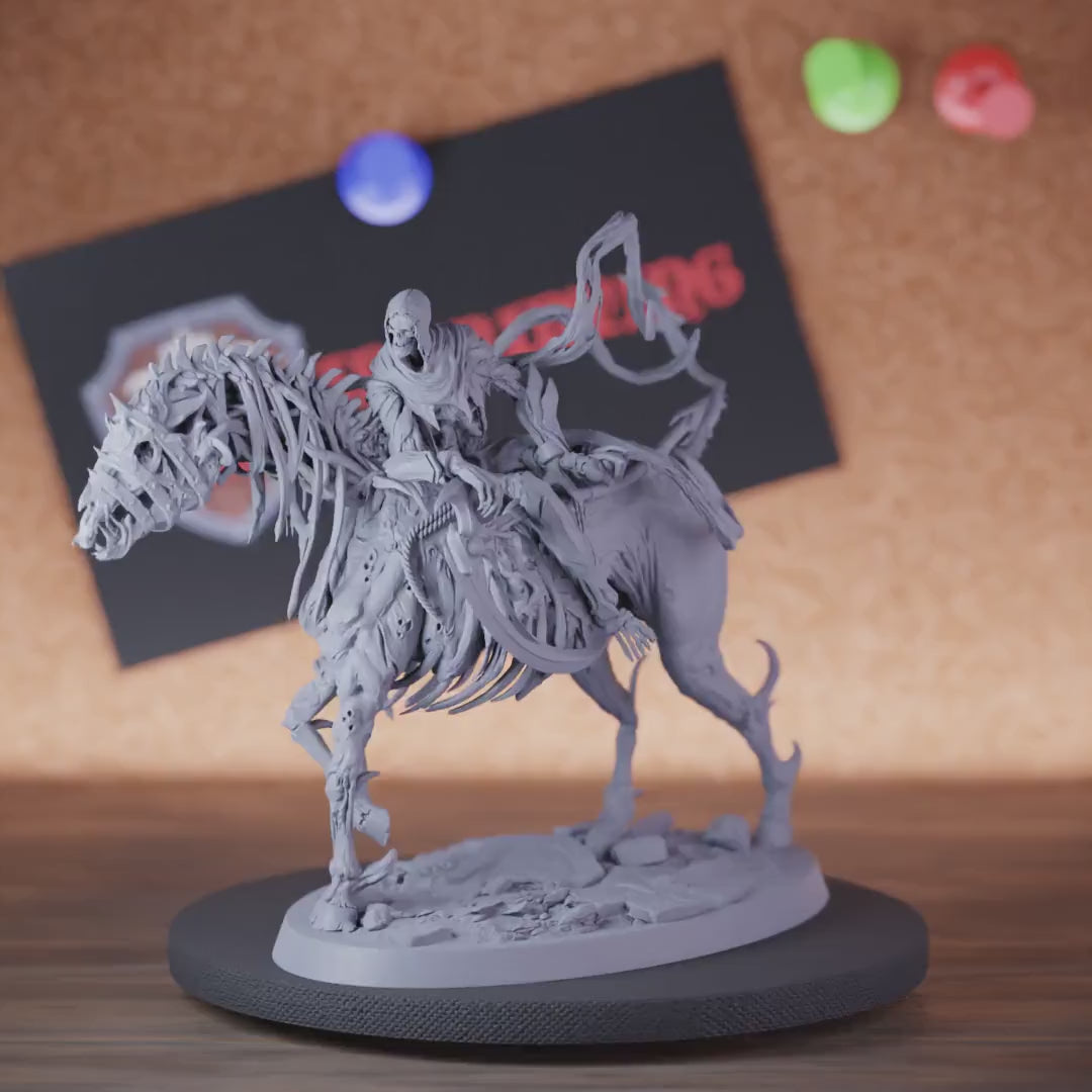 Wraith 5e | DnD Wraith Skeleton Rider Miniature