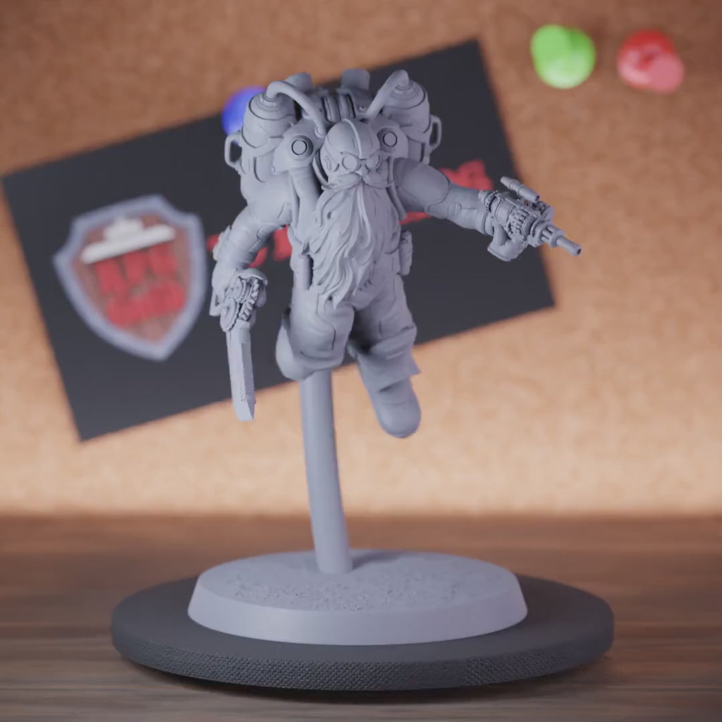 Artificer 5e | DnD Steampunk Dwarf Skirmisher Miniature