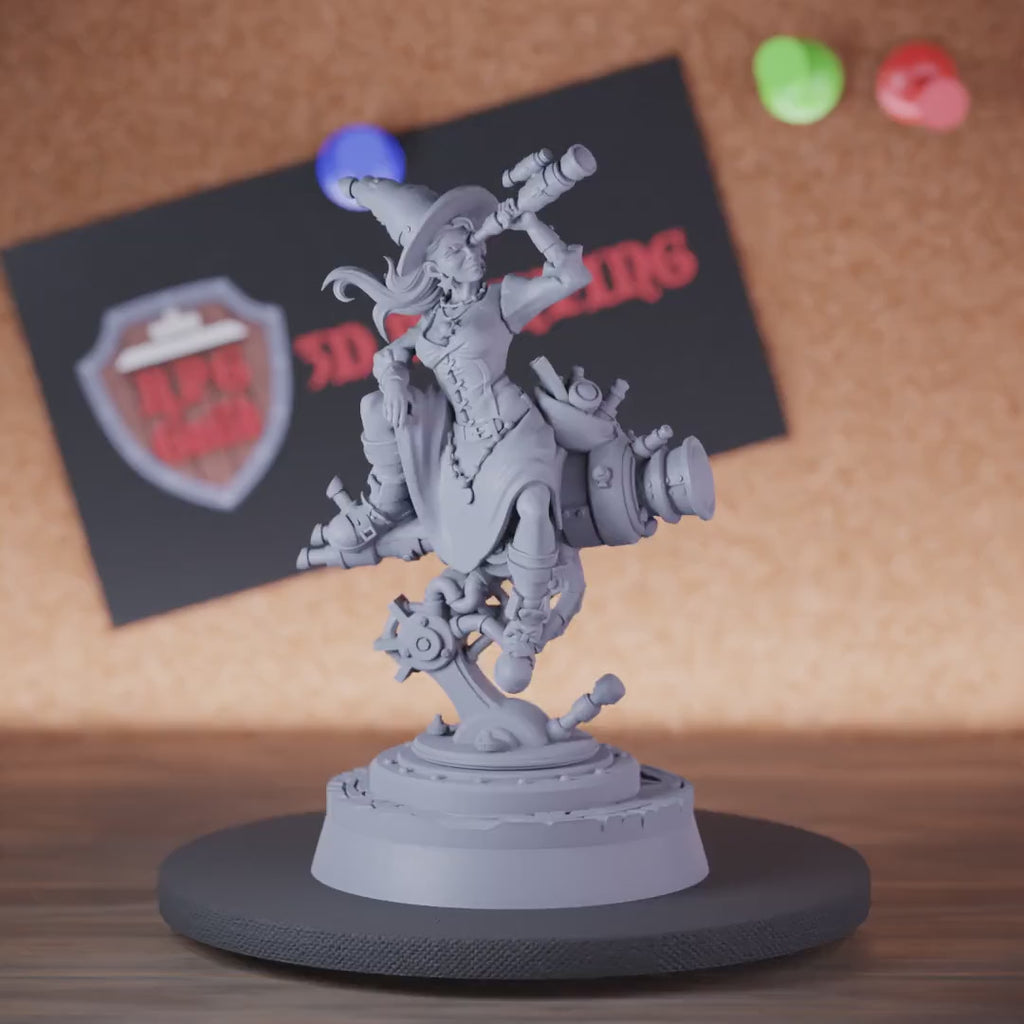 Artificer 5e | DnD Female Astronomer Miniature