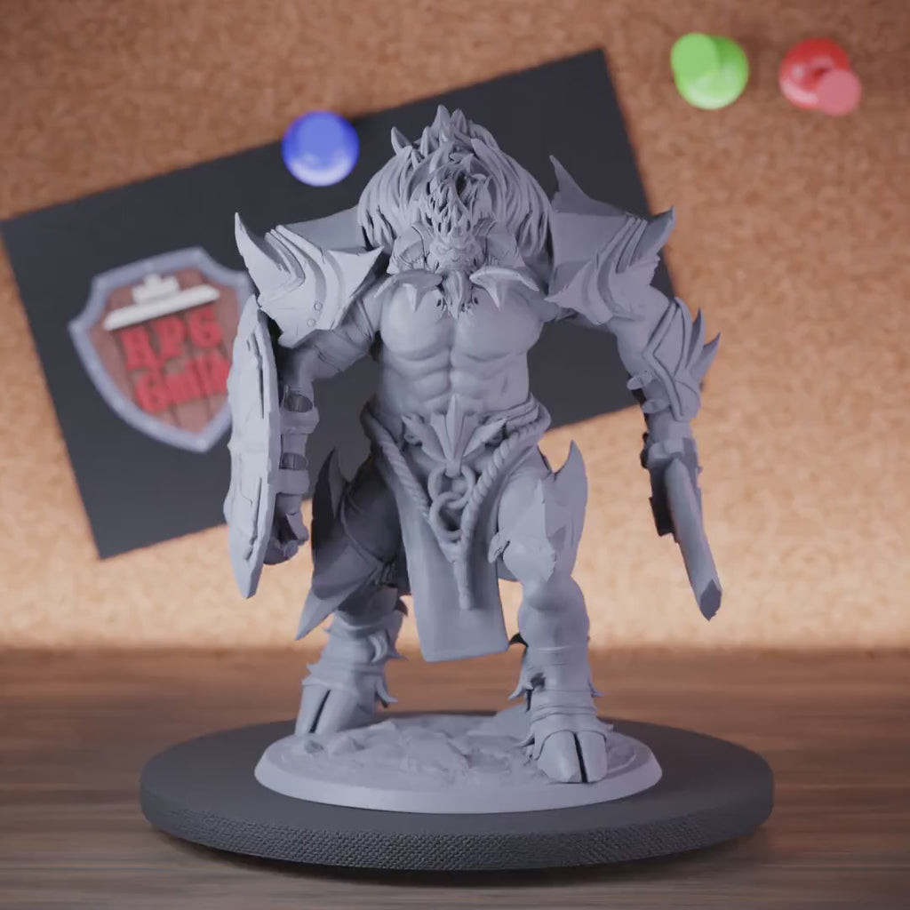 Minotaur 5e | DnD Minotaur Guard Warchief Miniature