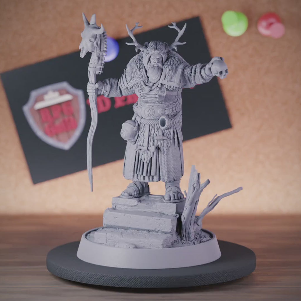 Warlock 5e | DnD Warlock Tribal Northman Miniature