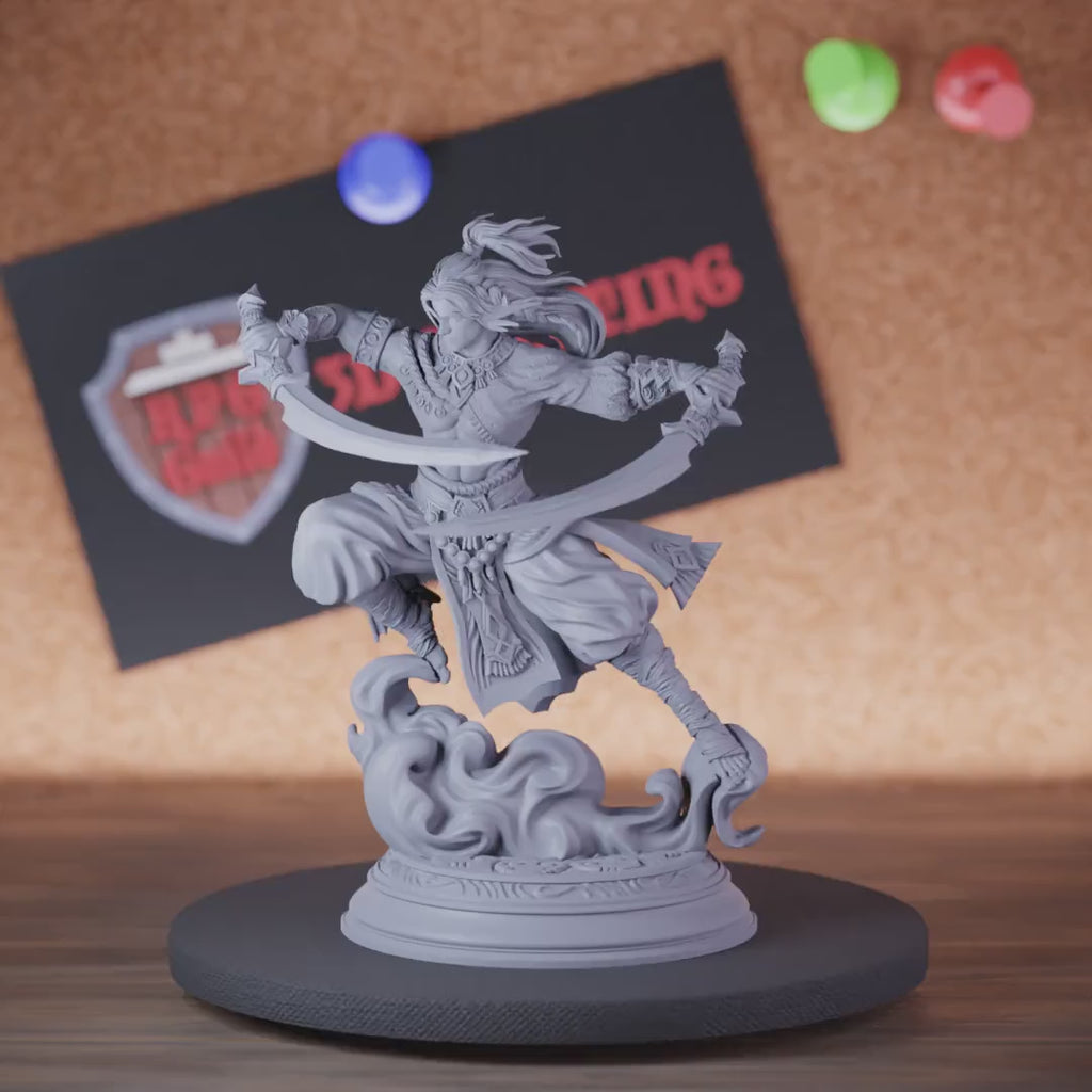 Fighter 5e | DnD Fighter Samurai Defender Miniature