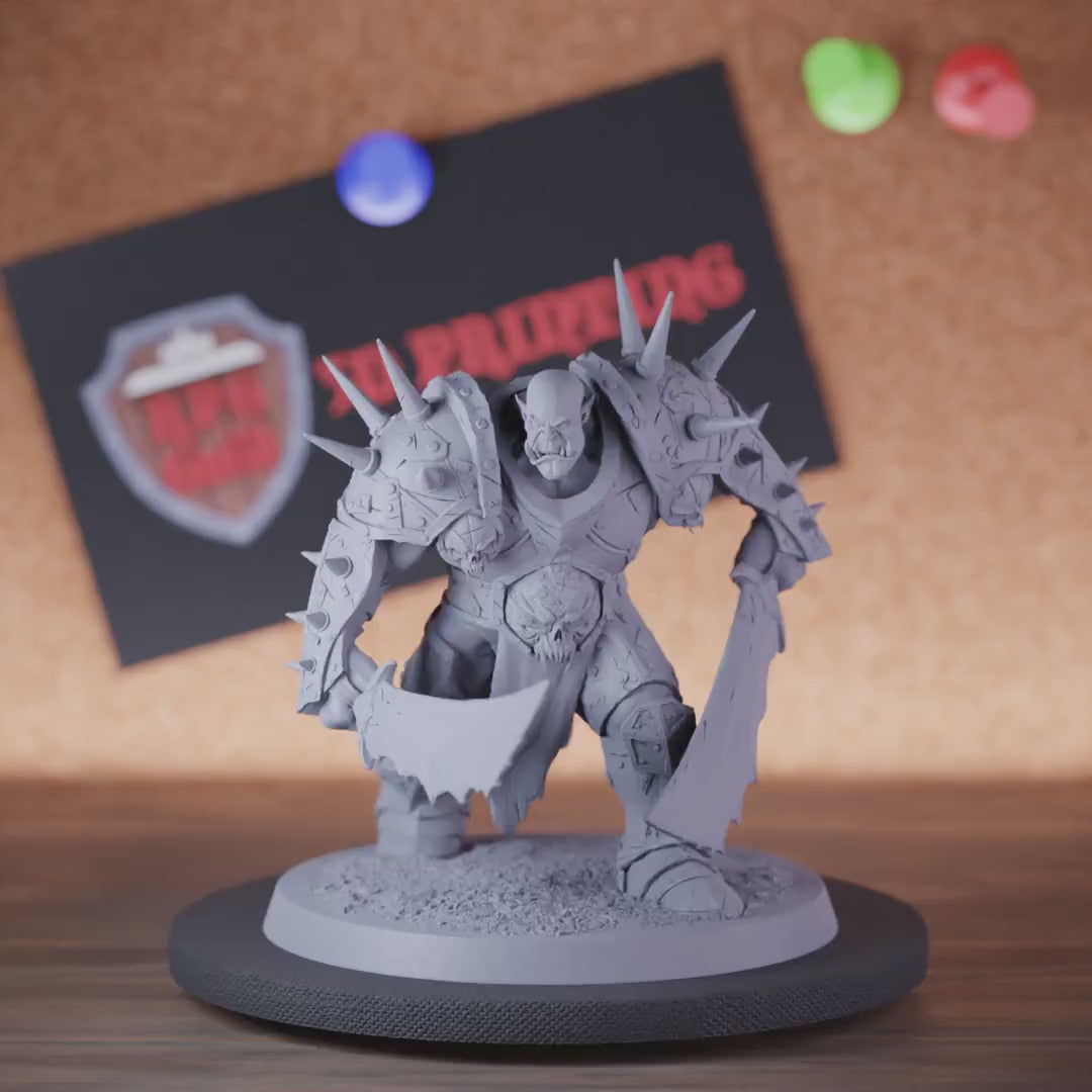 Orc 5e | DnD Orc Brutal Bladesman Warrior Miniature