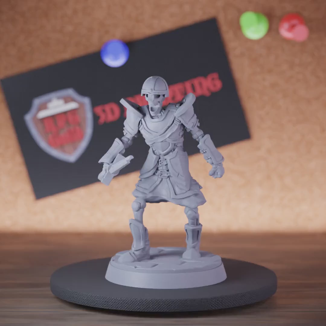 Skeleton 5e | DnD Knight Skeleton Undead Defender Miniature