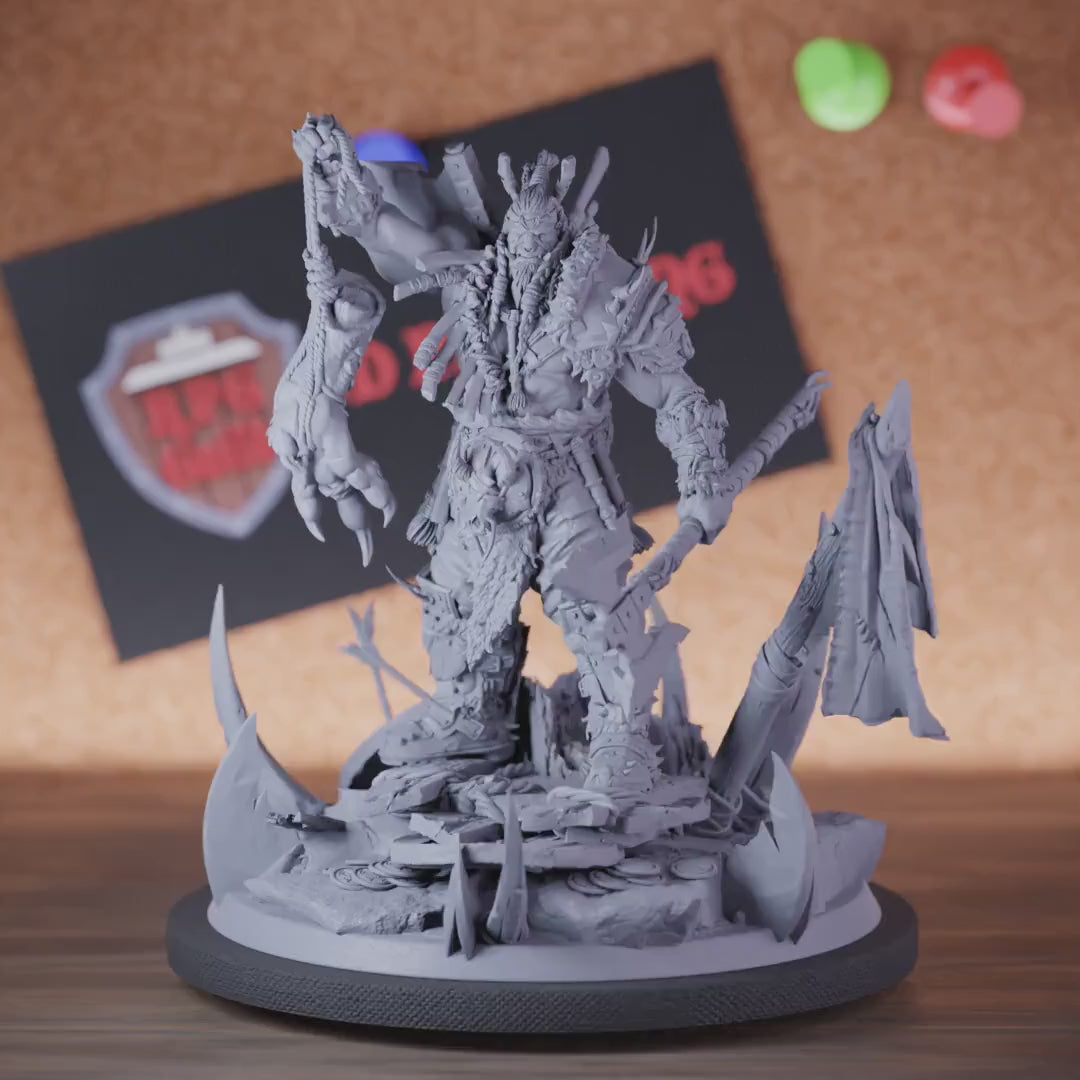 Orc 5e | DnD Chief Warrior Monster Miniature