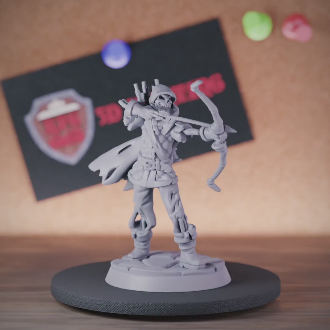 Skeleton 5e | DnD Skeleton Undead Archer Miniature