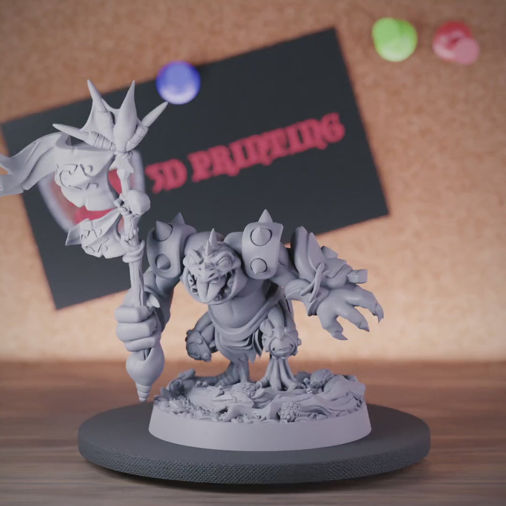 Grung 5e | DnD Grung Bannerman Hunter Miniature