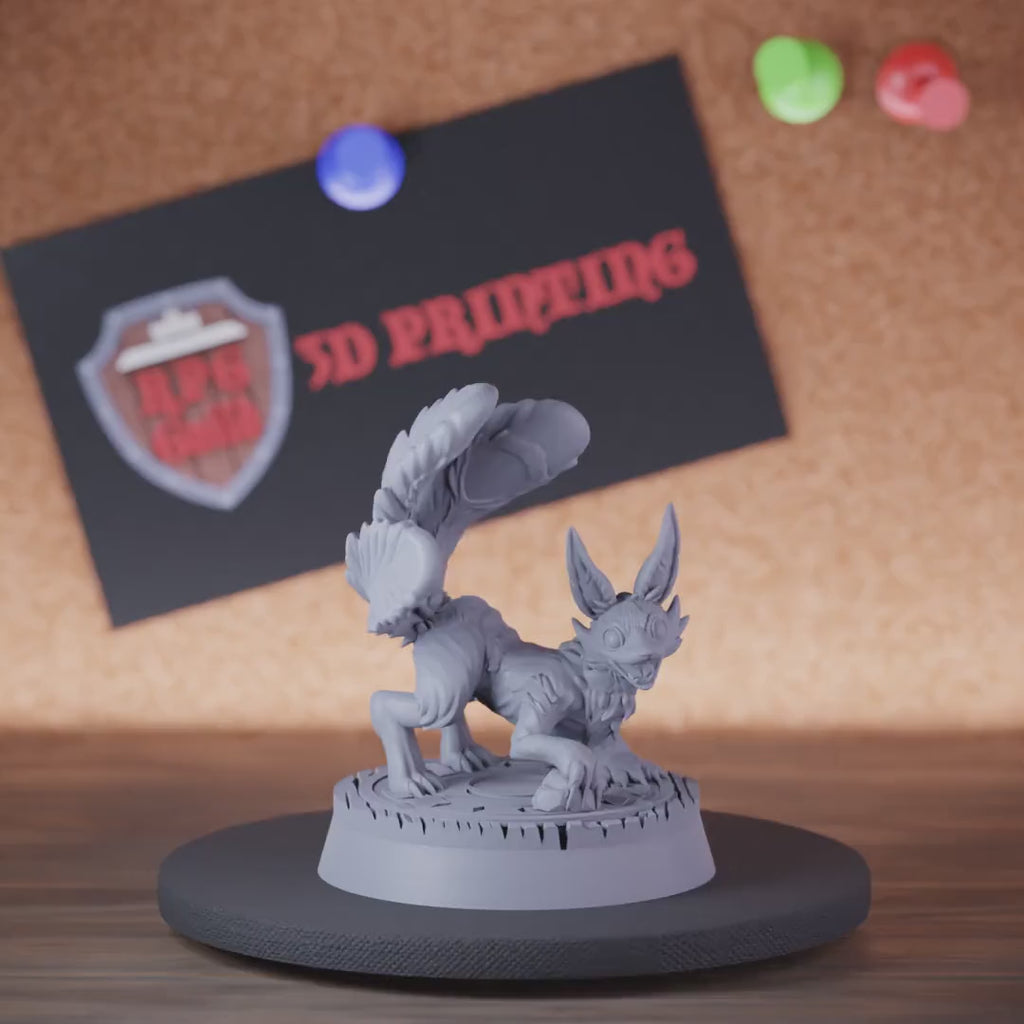 Fox 5e | DnD Three Tailed Fox Miniature
