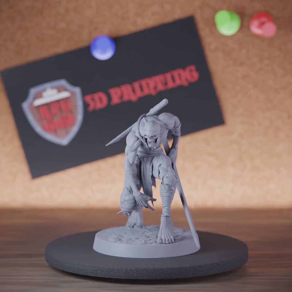 Ghoul 5e | DnD Undead Ghoul Sneaking Assassin Miniature
