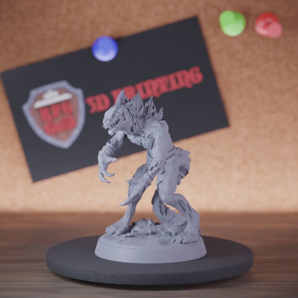 Ghul 5e | DnD Untoter Ghul Echsenvolk Miniatur 