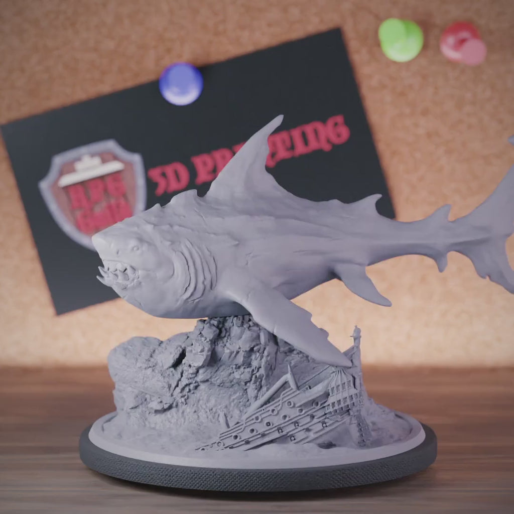 Beast 5e | DnD Megalodon Shark Beast Miniature