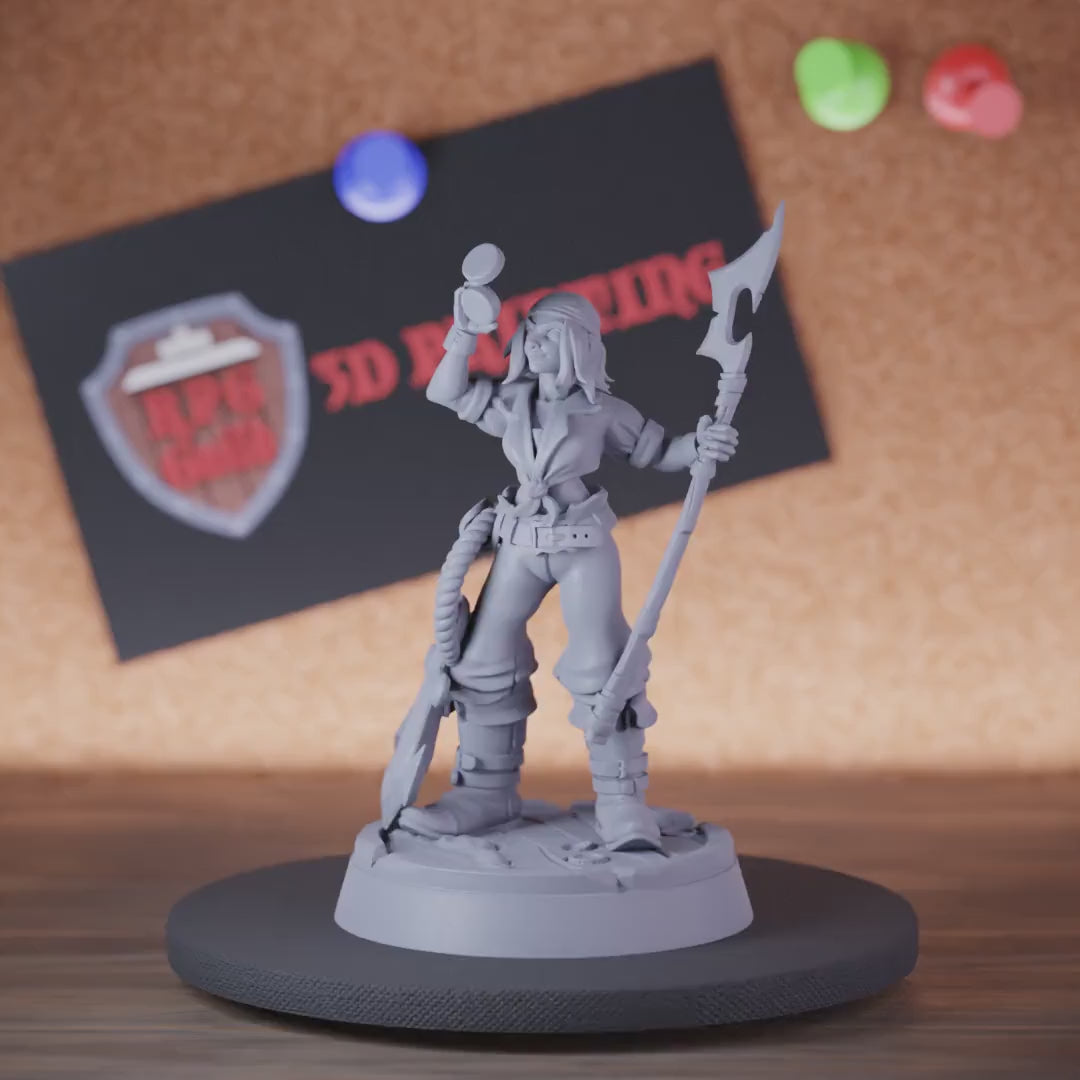 Fisher 5e | DnD Female Fisher Miniature