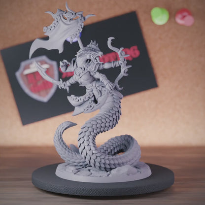 Yuan Ti 5e | DnD Yuan Ti Fighter Boss Miniature