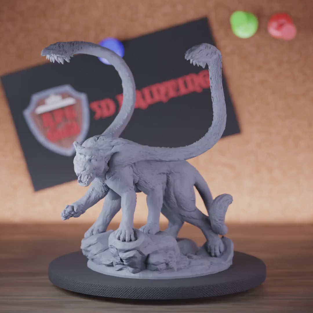 Omlarcat 5e | DnD Displacer Beast Miniature