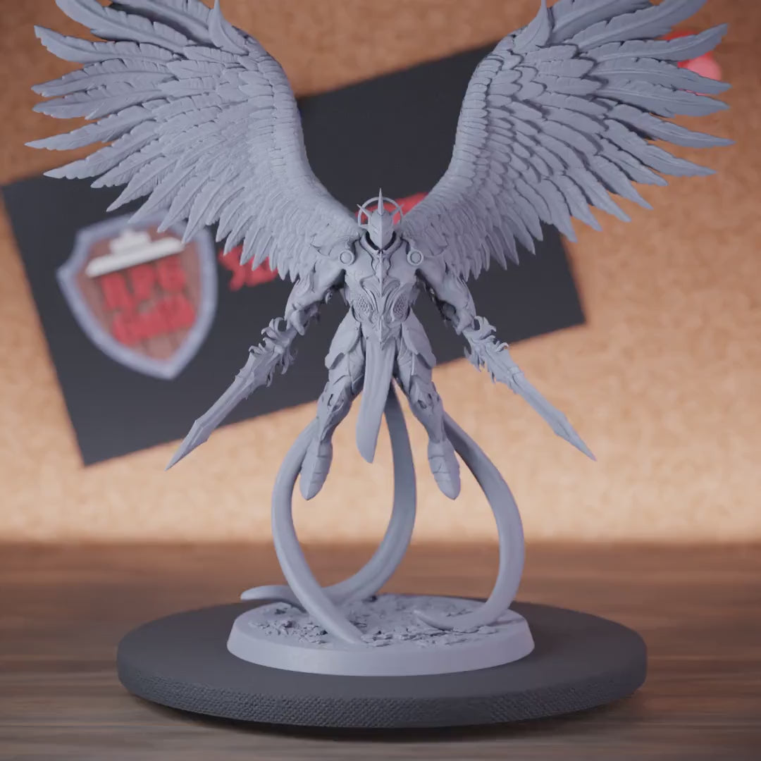 Celestial 5e | DnD Celestial Armored Paladin Angel Miniature