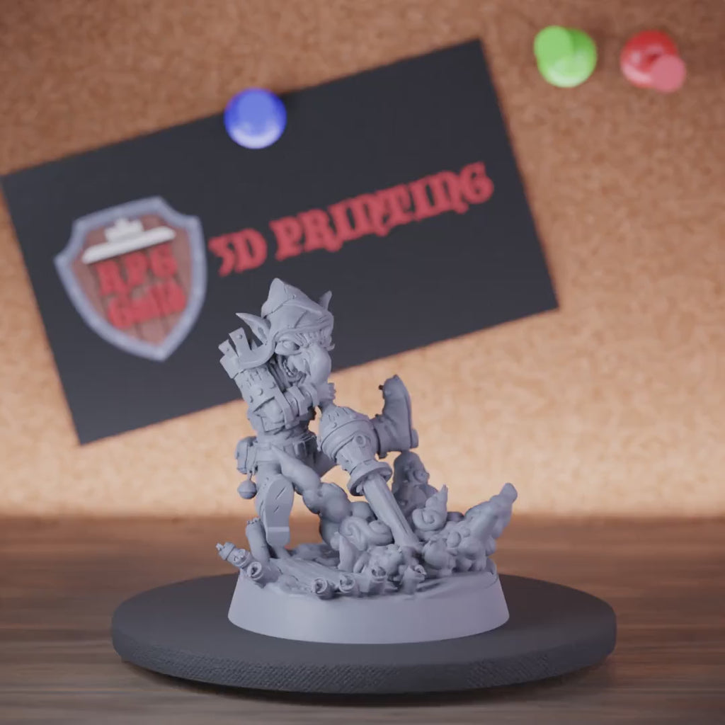 Goblin 5e | DnD Goblin Warrior Drill Miniature