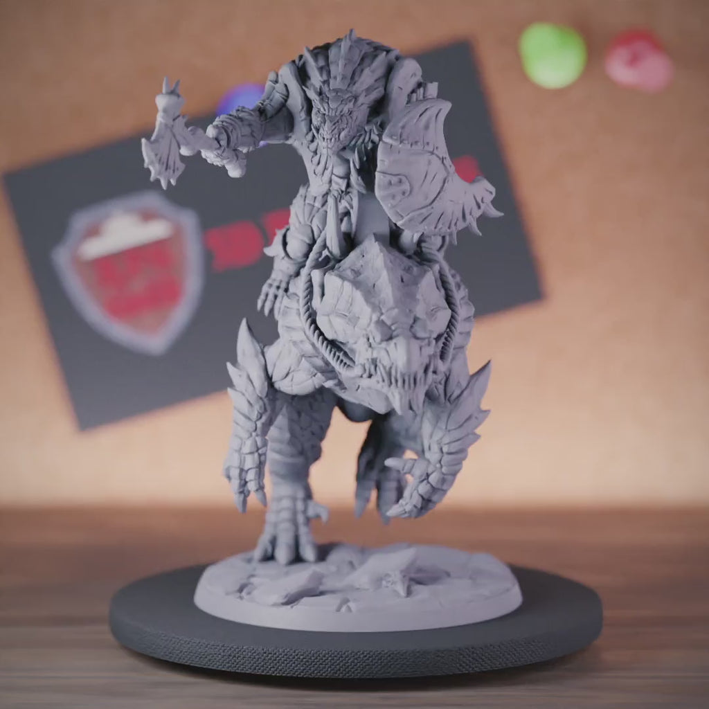 Echsenvolk 5e | DnD Echsenvolk-Kavalier-Miniatur 