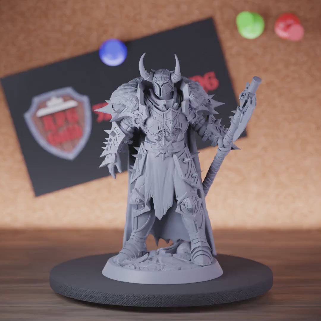 Death Knight 5e | DnD Undead Halberd Miniature