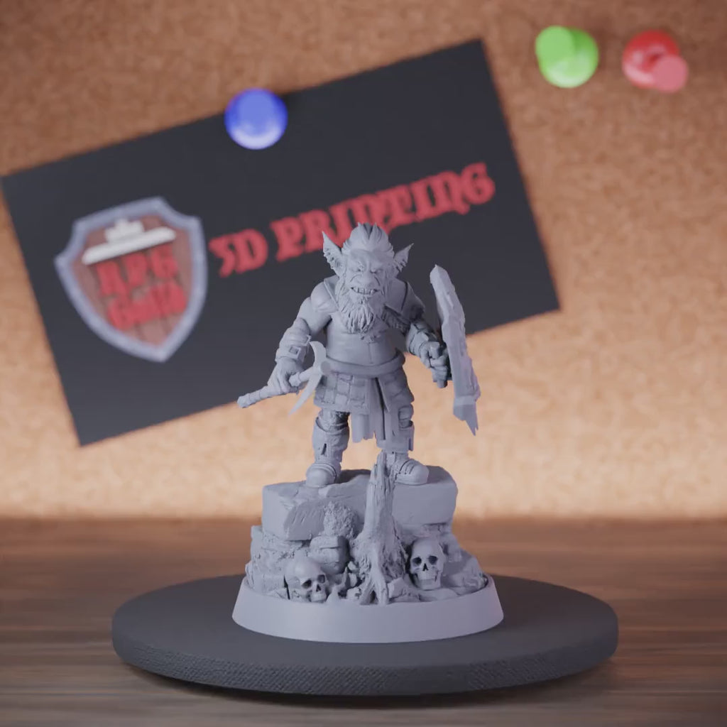 Goblin 5e | DnD Goblin Cogsworth Warrior Miniature