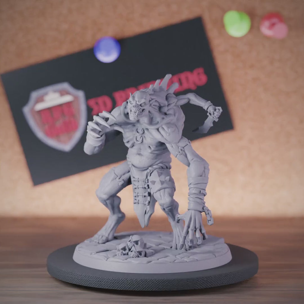Ghul 5e | DnD Ghul Untoter Fleischfresser Miniatur 