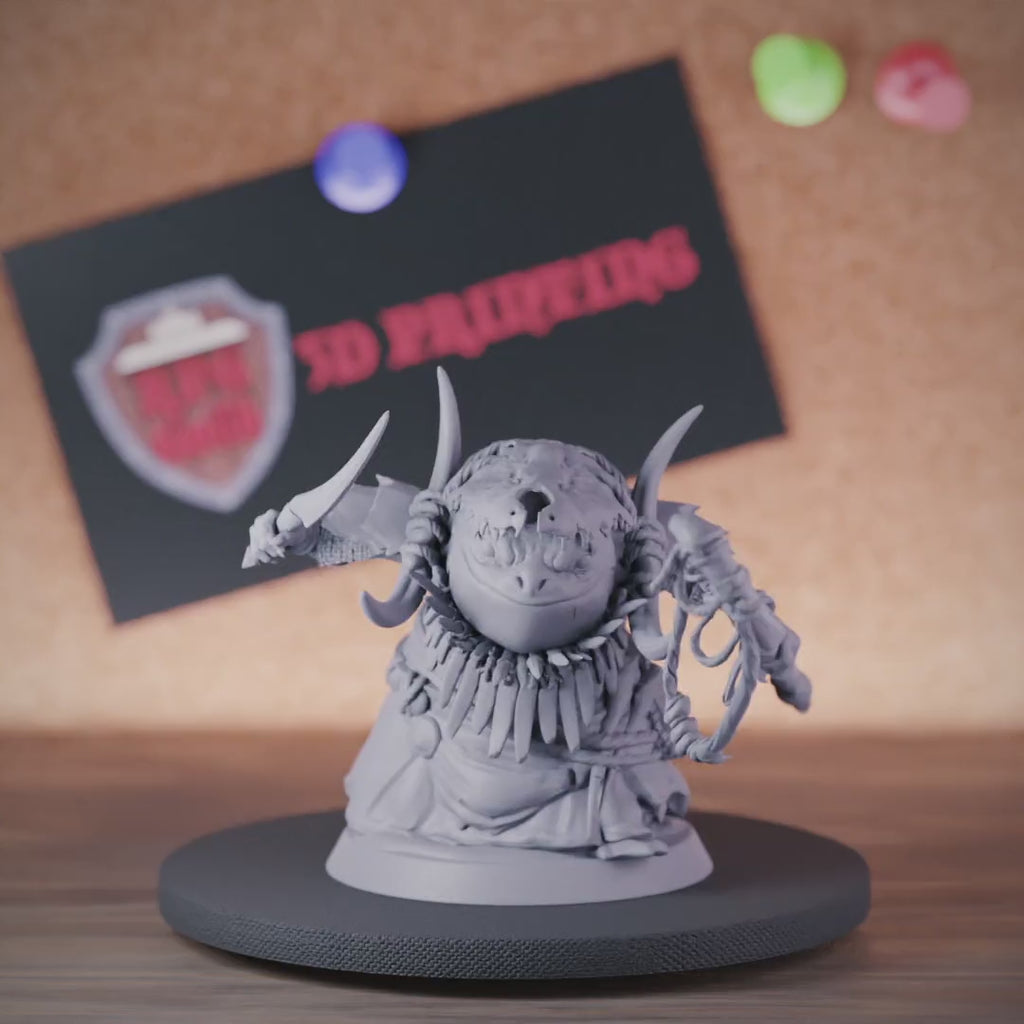 Grunge 5e | DnD Grung Schamane Druide Miniatur 