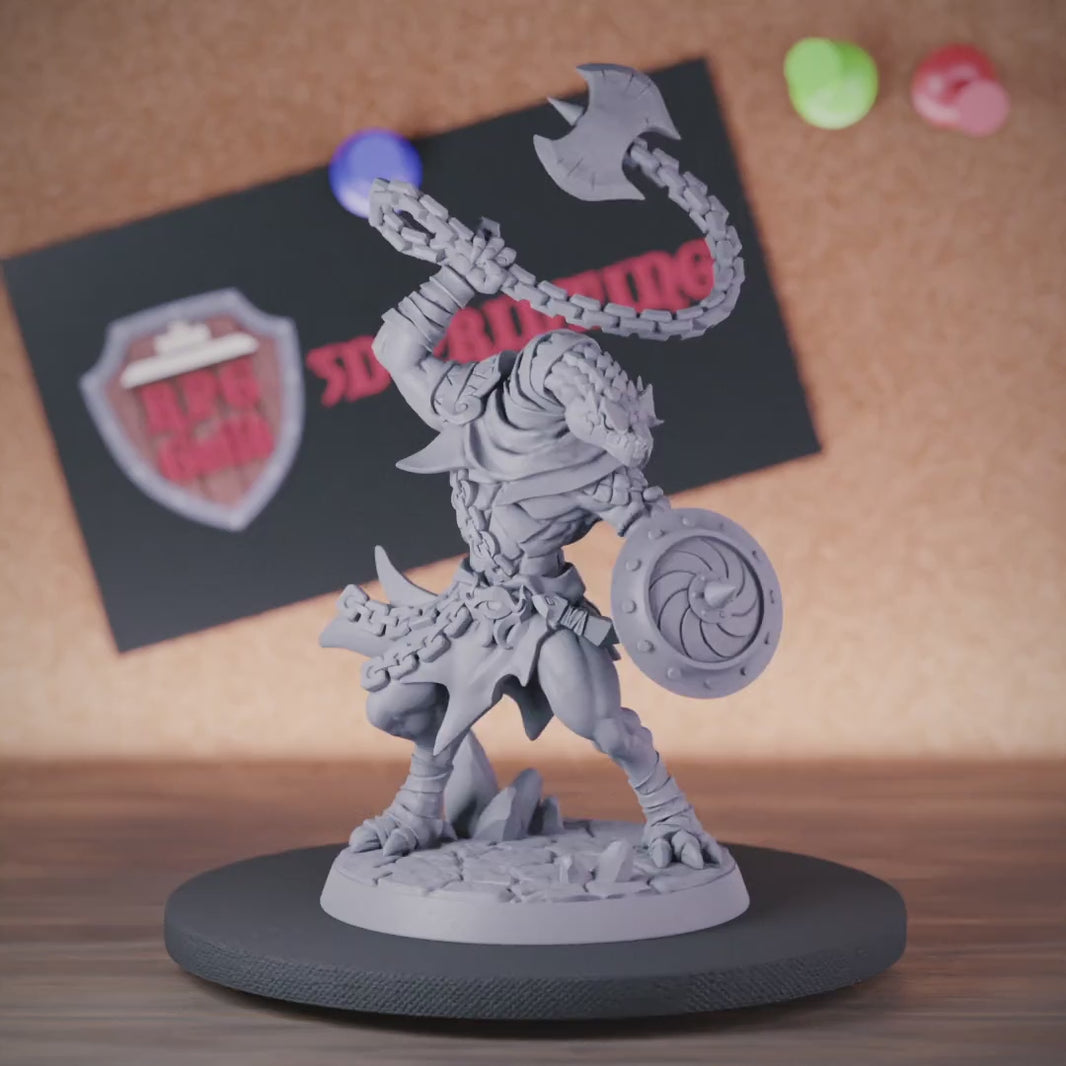 Yuan Ti 5e | DnD Barbarian Berserker Miniature