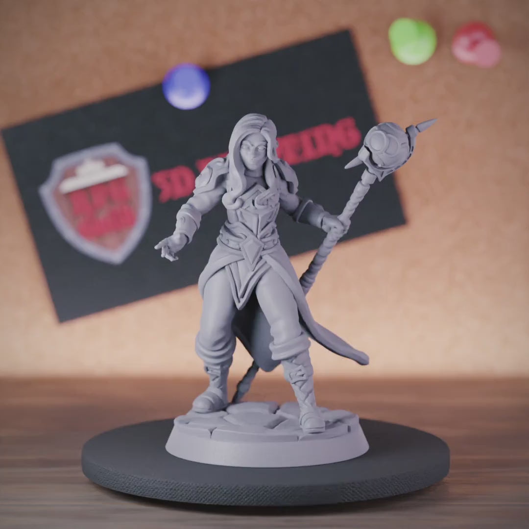 Wizard 5e | DnD Female Wizard Archmage Miniature