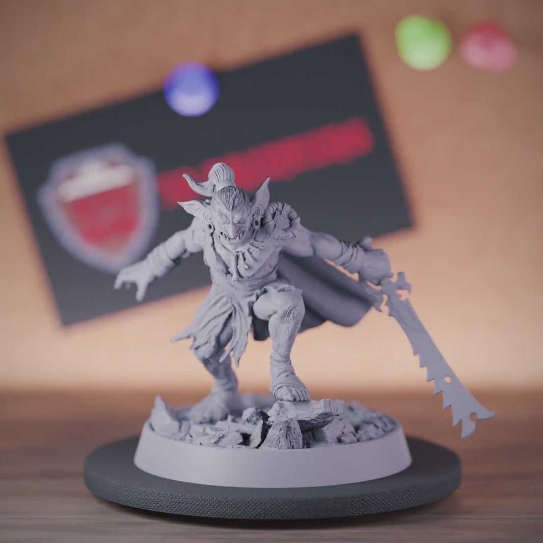 Goblin 5e | DnD Goblin Lord Warrior Miniature