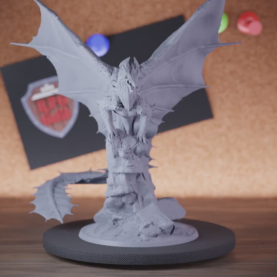 Dragon 5e | DnD Brass Dragon Boss Monster Miniature