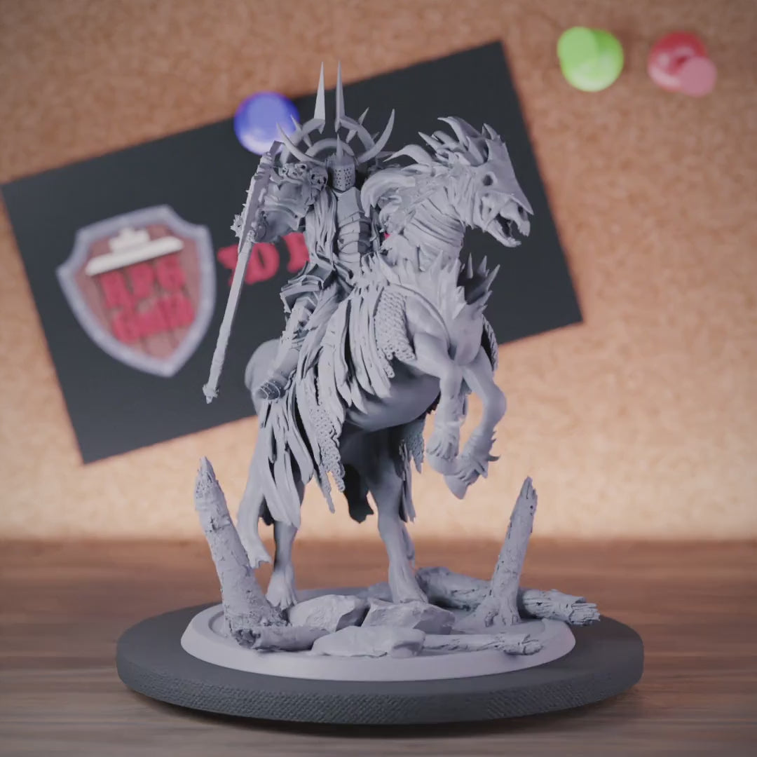 Undead 5e | DnD Undead Cavalier King Miniature