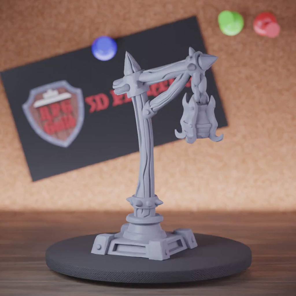 Terrain 5e | DnD Terrain Village Lamp Miniature