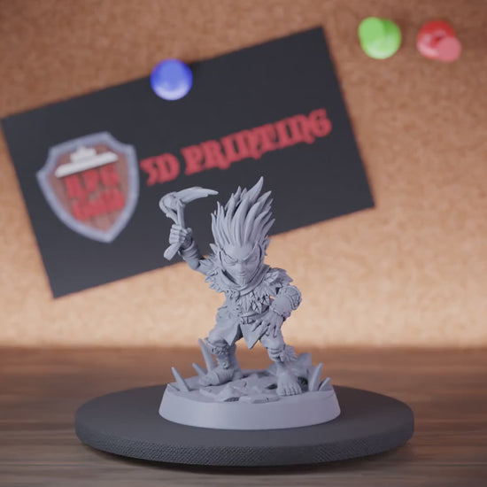 Halfling 5e | DnD Fighter Slingshot Miniature