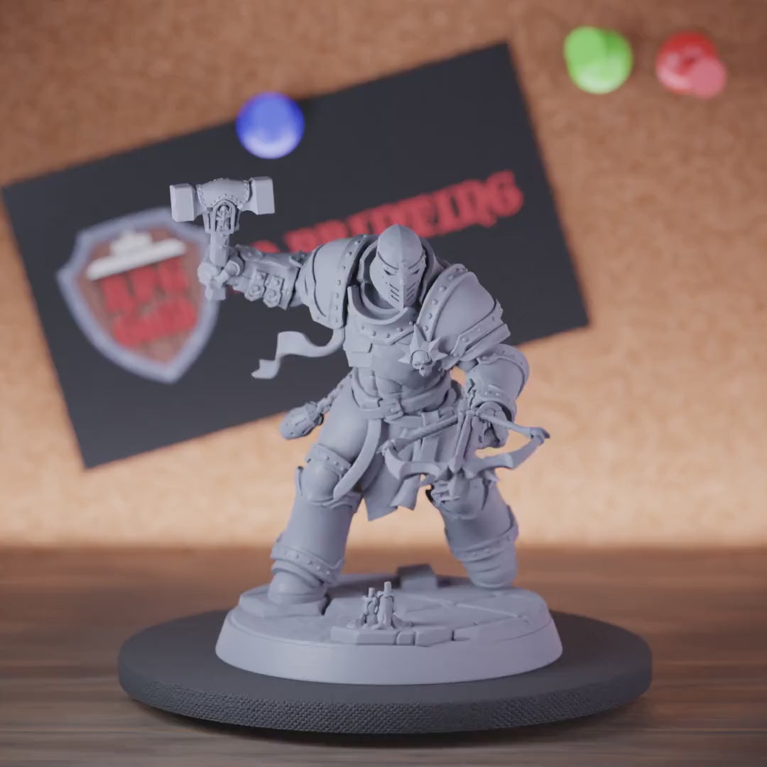 Knight 5e | DnD Armor Knight Defender Crossbow Miniature