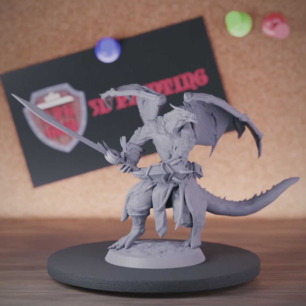 Dragonborn 5e | DnD Barbarian Champion Dragonborn Miniature