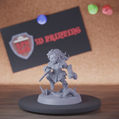 Halfling 5e | DnD Female Ranger Miniature