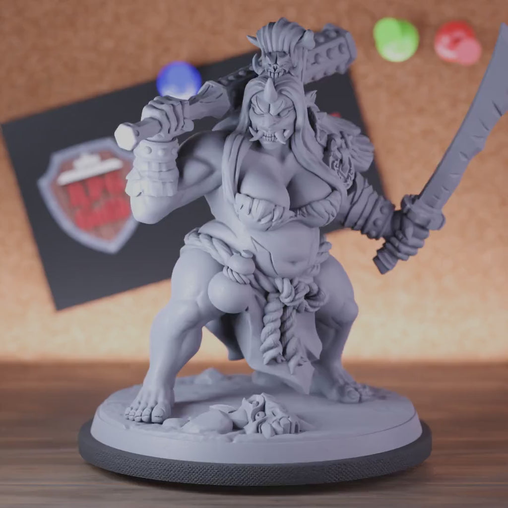 Demon 5e | DnD Female Oni Brute Miniature