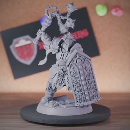 5e Paladin | DnD Paladin Flail Fighter Miniature