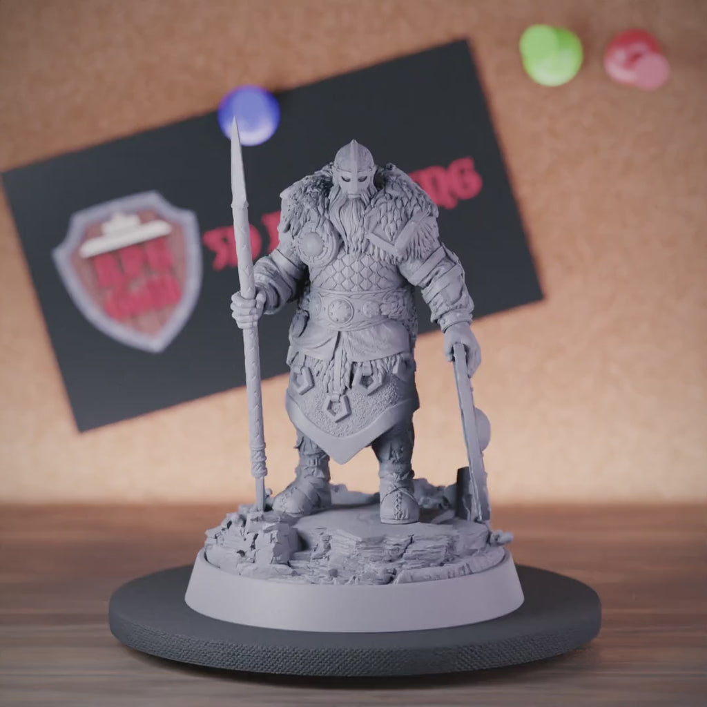 Kämpfer 5e | DnD Kämpfer Nordmann Oddalf Miniatur 