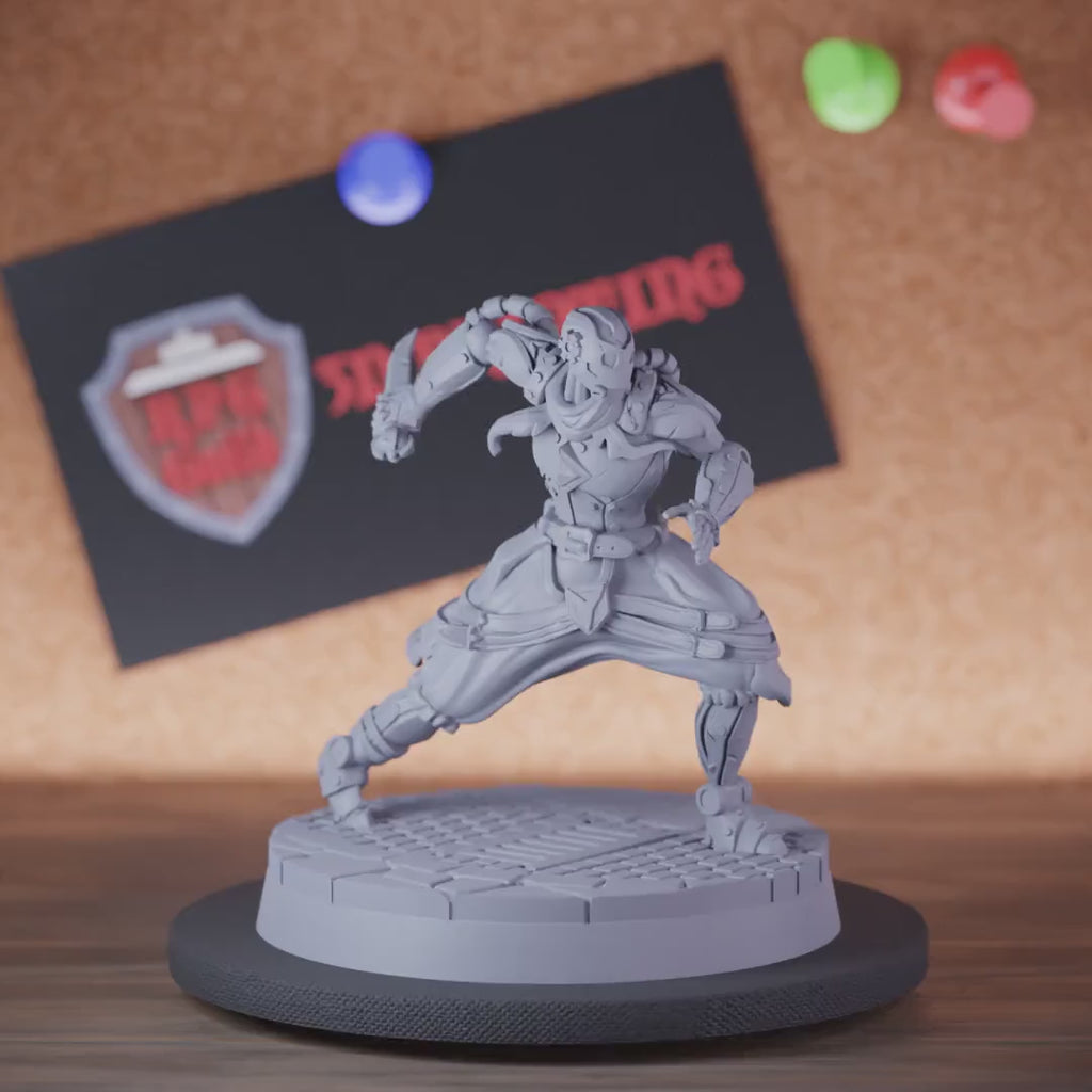 Rogue 5e | DnD Warforged Soulknife Rogue Miniature