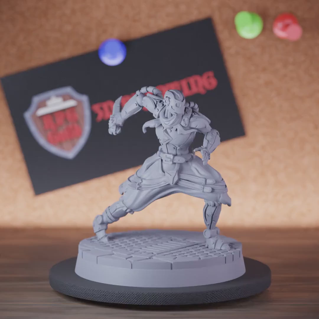 Rogue 5e | DnD Warforged Soulknife Rogue Miniature