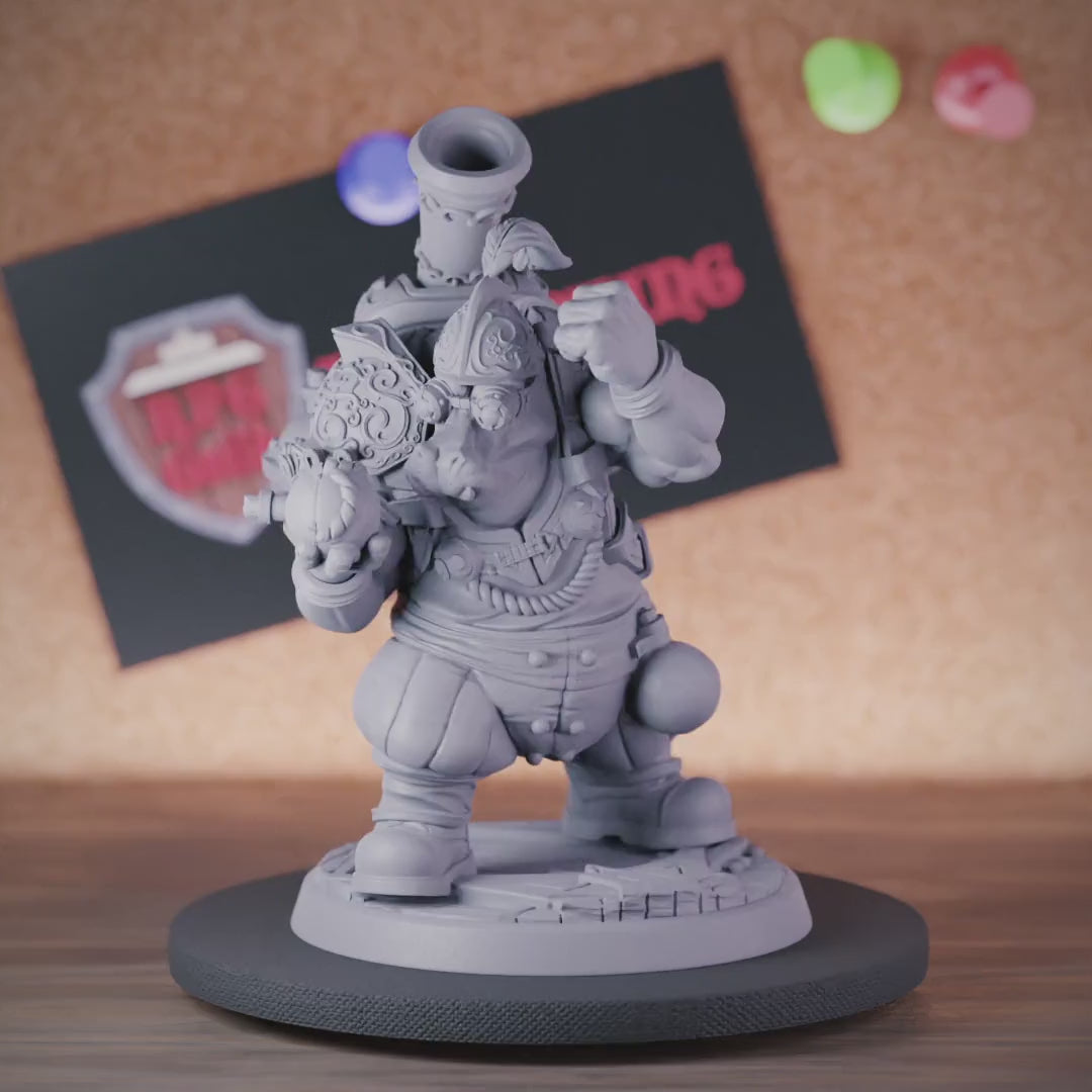 Giff 5e | DnD Giff Cannonier Warrior Miniature