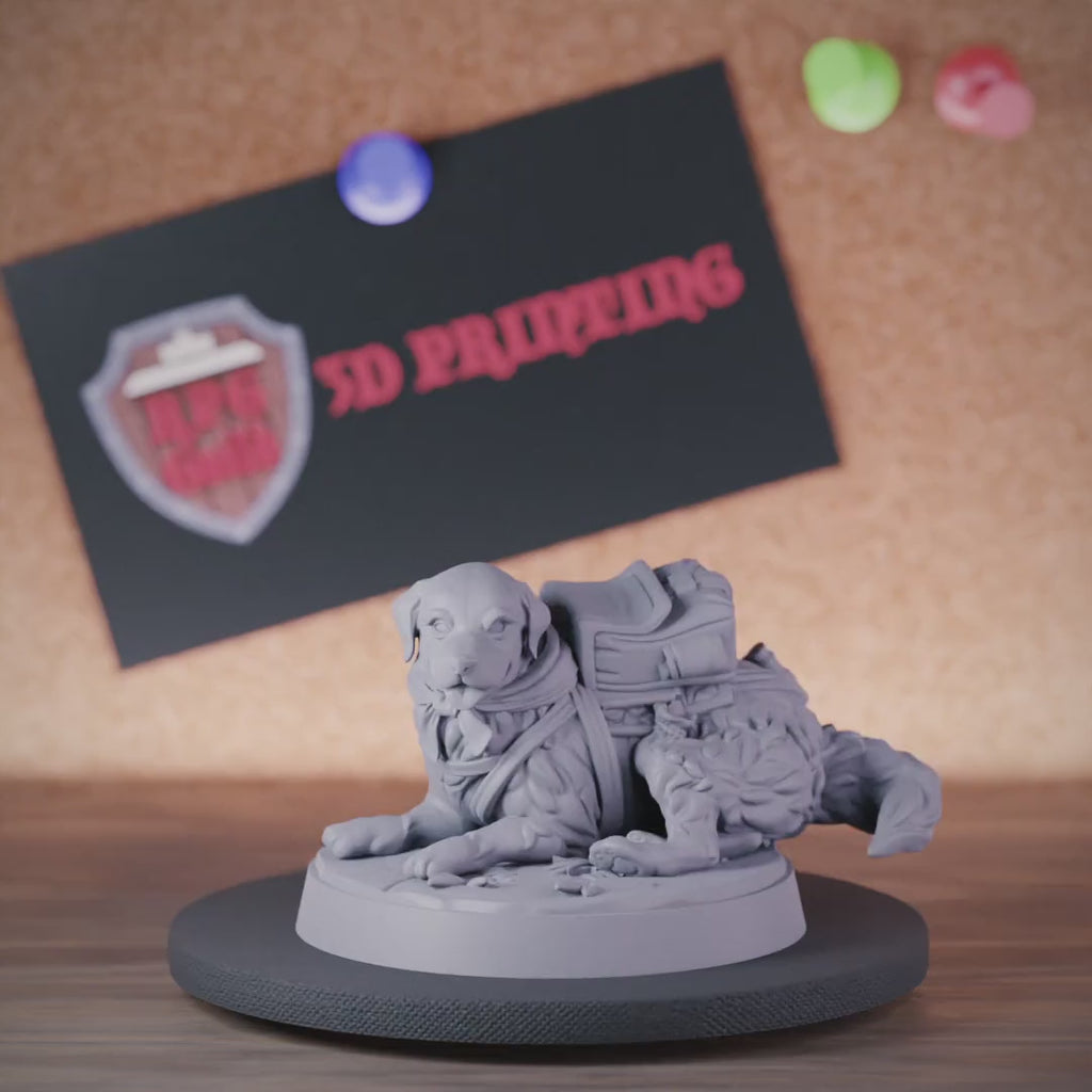 Companion 5e | DnD Companion Cute Retriever Miniature