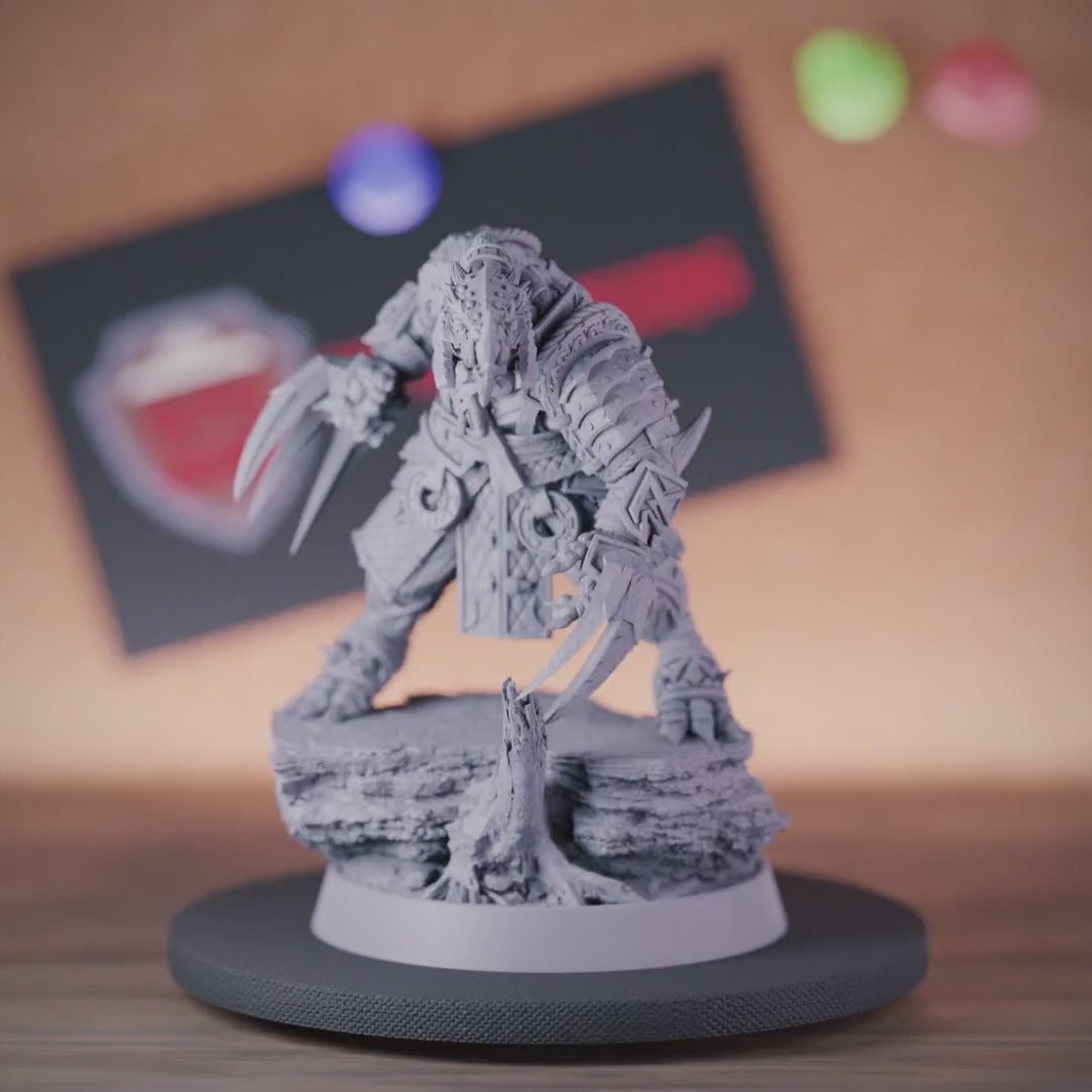 Dragonborn 5e | DnD Dragonborn Fighter Battlemaster Miniature