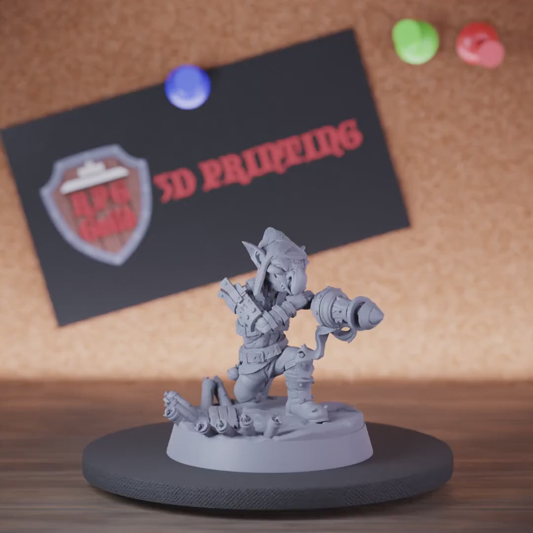 Goblin 5e | DnD Goblin Warrior Gun Miniature