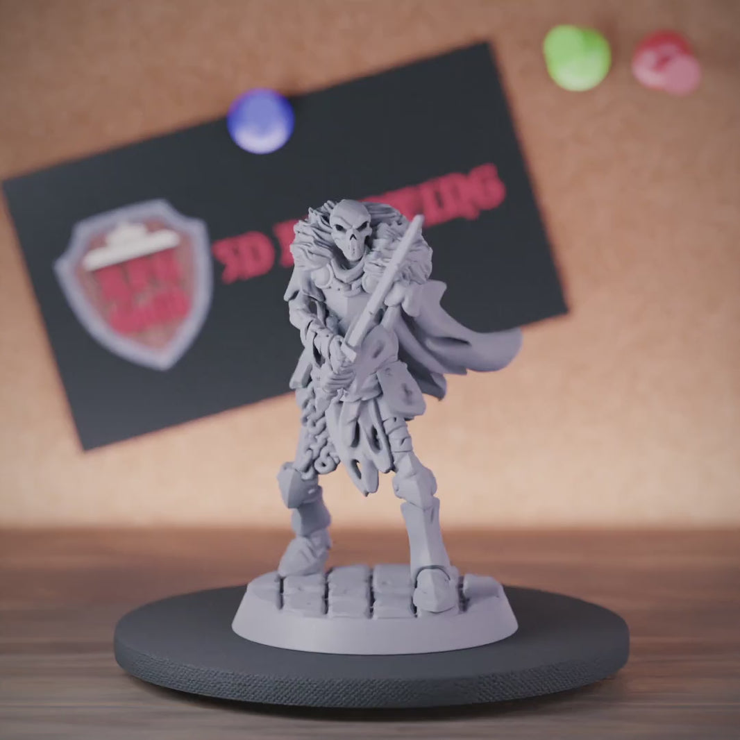 Skeleton 5e | DnD Skeleton Undead Fighter Miniature