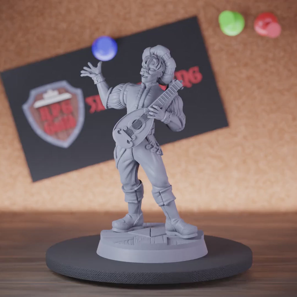 Human 5e | DnD Human Musician Npc Miniature